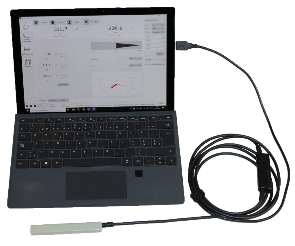 Metrolab THM1176/TFM1186 USB Teslameter